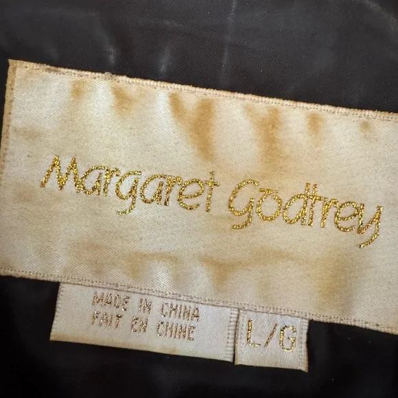 Margaret Godfrey Vintage Brown Leather Short Sleeve Button Down Shirt L - Picture 6 of 9